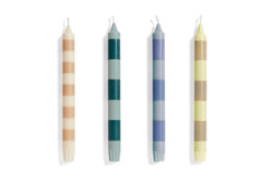 Hay Stripe candles
