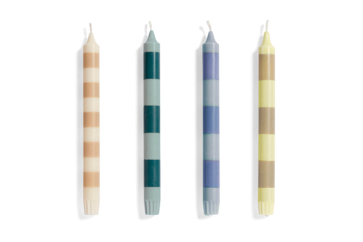Hay Stripe candles
