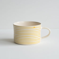 Musango Horizontal Stripe Mug - Turmeric