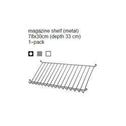 String System Wire Magazine Shelves